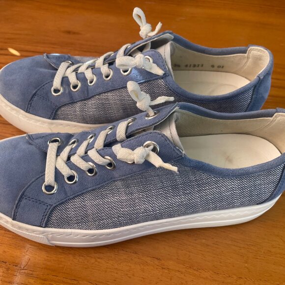 Paul Green Hartley Blue Denim/Suede (extra lightweight) | US 6 | UK Size 3.5 - Picture 3 of 8